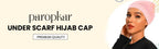 PAROPKAR Women's Hijab Undercap Scarf & Cap - Solid Colour Unisex Stretch Dreadlocks Tube Neck Gaiter & Warmern Bandana (White Beige)
