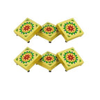 Shubhmangal Decorative Wooden Pooja Chowki for Home Temple HDP012
