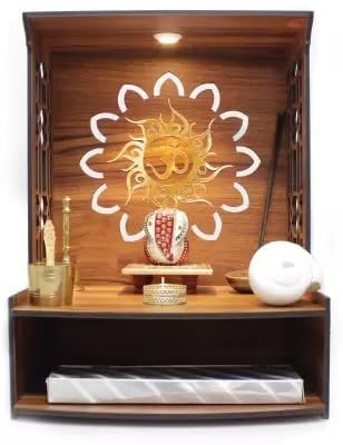 MANDIRAM SSI Fully Handmade beautyfull Small Wooden Home and Office Temple/Pooja Mandir Pooja ghar