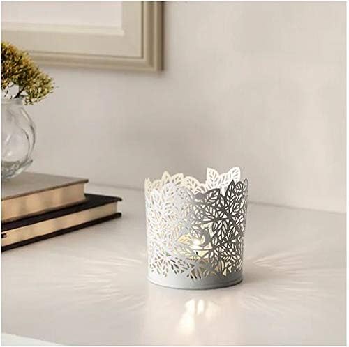 Ikea TSSP Tealight Holder, 8 cm (3 ¼) (White), Metal