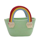 BEAUTIFUL HOMMIES Attractive Hand Bag | Large Tote Bag | Summer & Beach Bag | Bamboo & Jute Boho Bag | Handmade Sling Bag (Green)
