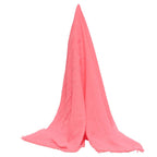 IBA ISBA COLLECTIONS Crinckle Cotton Hijab | Scarves with Pearls Studded | Peach Color | 180 * 90cms |