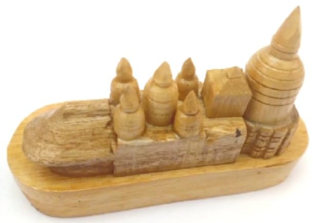 Maa Kamakhya Mandir Wooden Handicraft, Product of Assam by UniKraaft