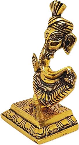 Mines Creations Shri Ganesh Statue/Ganesha Idol/Laddu Ganesh Ji/Mangal Murti Ganpati/Siddhi Ganesha for Puja Ghar, Home Office Decor, and Best Gift for Diwali Festival