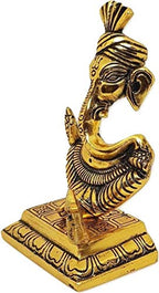 Mines Creations Shri Ganesh Statue/Ganesha Idol/Laddu Ganesh Ji/Mangal Murti Ganpati/Siddhi Ganesha for Puja Ghar, Home Office Decor, and Best Gift for Diwali Festival