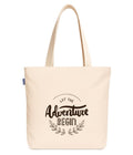 Econest Premium Canvas Tote Bags for Women with zip closer | unique tote bag for Girls, 100% Organic Cotton Tote bag | beach | gift | office, school & Daily Usable strong handbag (ADV 78)