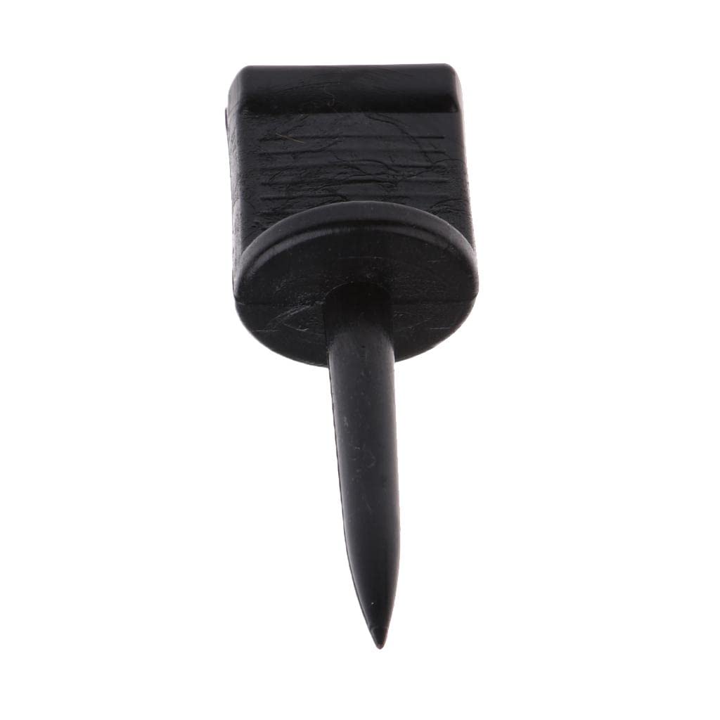 CALANDIS® 10Pcs PVC Archery Target Pins Archery Accessories Durable and Light-Weight Black
