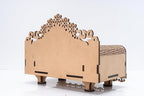 SUNBEET Handcrafted Wooden Decorative Sinhasan for Mandir | Sinhasan for Laddu Gopal | God Singhasan for Pooja & Temple Decoration
