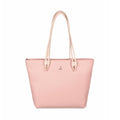 Mochi Women's Pink Fashionable Faux Leather Tote Bag (66-451)