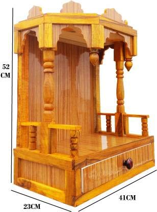 JSR Enterprises Mandir for Pooja and Idol Engineered Wood Home Temple (Height: 52 cm)