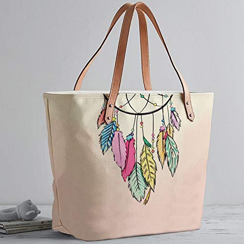 The Purple Tree Canvas Tote Bag for Women - Fatty Handbag FT16 (1 Bag)