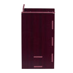 COMERT Enterprise Wooden Wall Hanging Temple for Home, Shop, and Office - Showpiece With Acrylic Design and Two Door Open (Dark Brown)