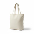 RAVI ARTS Canvas Tote Bag for Women & Men | 14x16 Inch (35.5 x 40.6 cm) | 210 GSM Cotton Fabric | Reusable Shopping Bag with Long Handles | Offwhite | Medium Size | Pack of 6