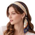 Wirkqeez Silk Head Scarf for Women – Luxury Satin Silk Hair Scarf, Soft Bandana Wrap for Sleeping, Hair Protection & Styling (Multicolor)