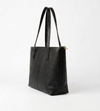 Nexeura Women's Stylish Black Tote Bag | Large Capacity PU Leather Shoulder Handbag | Elegant Office Bag for Girls & Ladies | Lightweight Daily Use Purse | Trendy Travel Work Bag for Women