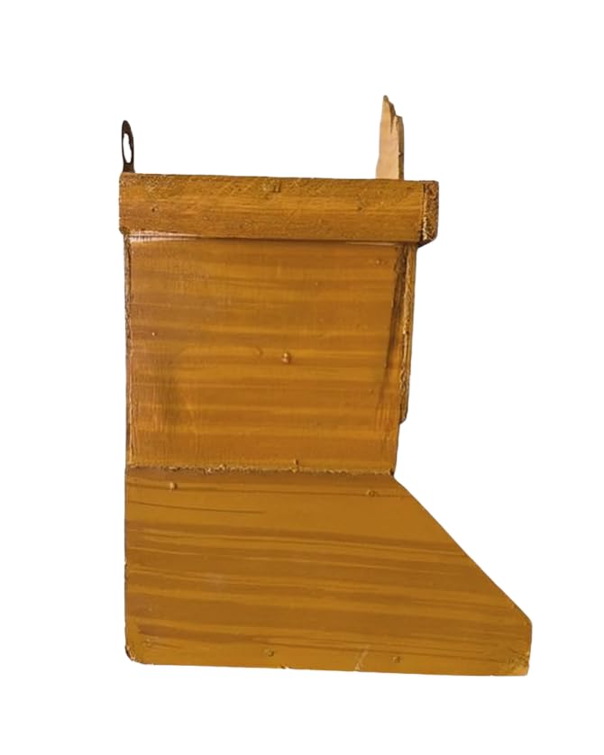 Divine Beautiful Wooden Pooja Stand for Home Pooja Mandir for Home Temple for Home and Office Puja Mandir for Home Size (H- 25, D- 16, W-16 Cm)