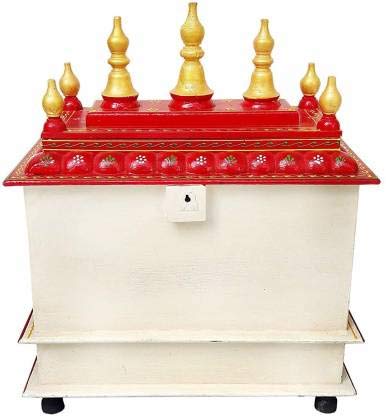 Kamdhenu Art and Craft Wooden Temple/Home Temple/Pooja Mandir/Pooja Mandap/Temple (10)