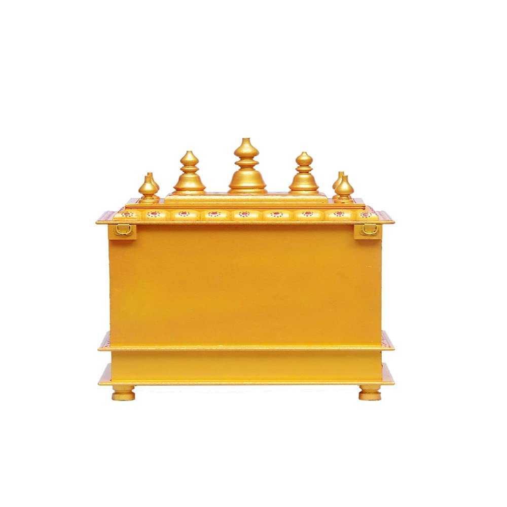 Kamdhenu art and craft Wooden Temple/Home Temple/Pooja Mandir/Pooja Mandap/Temple