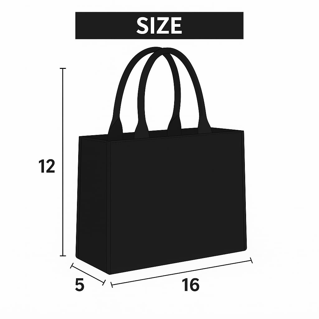 Personalised/Personalized Tote for Women | Customised/Customized Name Bag | Stylish Luxury Handmade Gift for Her | Travel & Office Use | Birthday, Anniversary, New Mom Present