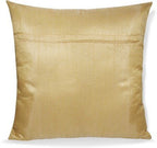 Urvaan Set of 5 Jute Boho Geometric Cushion Covers, 16 x 16 Inch, Beige Multicolour