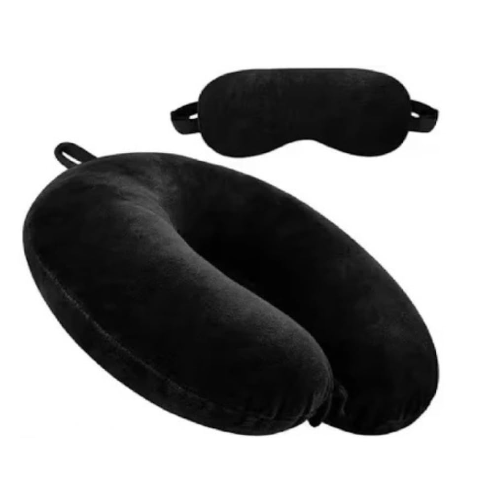 VEA Kids Pillow with Eye Mask – Fox Design, Plush Travel Pillow for Kids, Lightweight Sleeping Pillow with Eye Mask