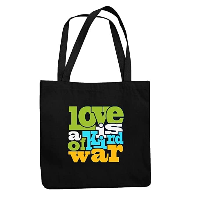 TheYaYaCafe Printed Cotton Black Tote Bag|Multipurpose bag|Lightweight