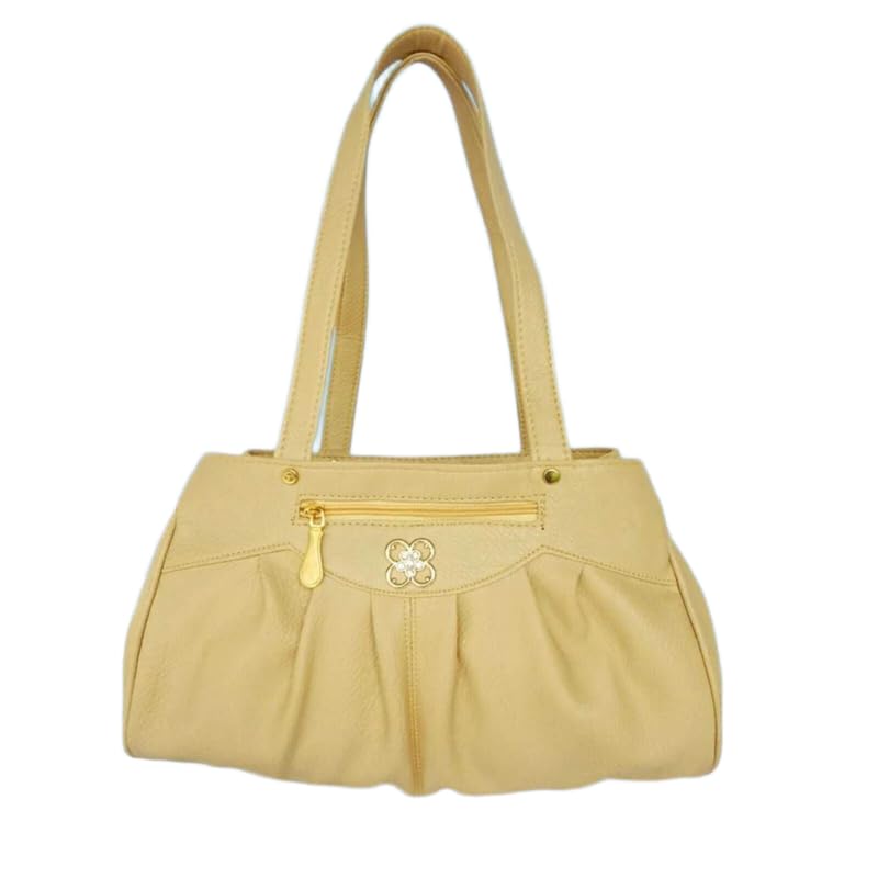 Classic Women’s Shoulder Tote Handbag: Elegant Large Capacity Purse with Zipper Closure, Dual Handles, and Organized Interior for Daily Essentials