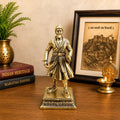 Brass Lightweight Chatrapati Shivaji Maharaj Idol (5 Inch) Vedansh Craft