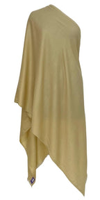 Hastakrutam Reversible Pashmina Silk Stole (Khakhi)