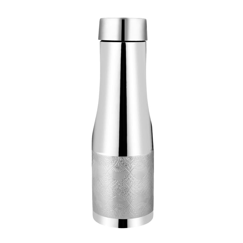 Vip luxe Silver Copper Water Bottle – Ayurvedic, Eco-Friendly & Leak-Proof Hydration Bottle | Stylish Design | 1000ml