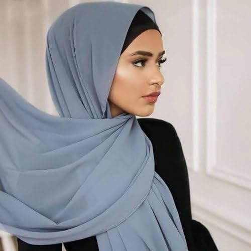Urshia Georgette Hijab - Malaysian Diamond Georgette Pack of 5 (Pack of 5 - I)