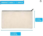 Baal Leela Hand Painted Sanjhi Cotton Canvas Pouch Bag - Multipurpose, Reusable, Eco-Friendly (Blue)
