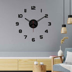 VIBECRAFTS Classic Bold Style Big Size 3D Acrylic Wall Clock for Home Decor, Office, Living Room, Bedroom, Cafe's, Gifts (WWCVC1Pcs_20003)