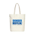 THE UMBRELLA STORE Dunder Mifflin Cotton Canvas Tote Bag | The Office-Inspired Reusable Shopping & Daily Carry Bag | Eco-Friendly & Durable