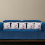 Trance Home Linen Set of 5 Premium Cotton 12x12 inch Cushion Covers for Sofa and Diwan | Small Cushion Covers – (12x12 inch | 30cmx30cm, Paradise Pink) – Set of 5