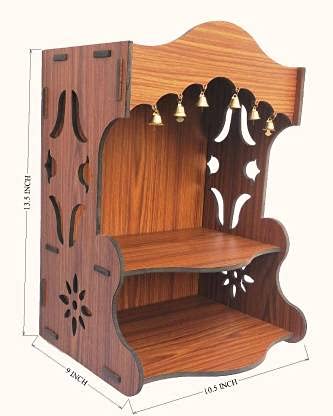 SSI Fully Handmade Beautiful Wooden Home and Office Temple/Pooja Mandir/puja Temple