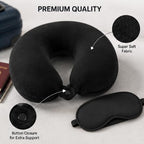 SARISUN Travel Pillows for Airplanes, Stable Head Support, Travel Essential