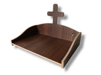 Mini Christian Cross Temple, Beautiful Mini Cross Temple, Wall Mount Mini Cross Temple, Home and Office Temple, ISAI Temple, Mini Wooden Christmas Temple
