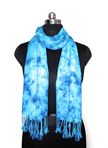 Chandwasia Rayon Scarf for Men & Women | Lightweight Batik Design Stole, Shawl & Wrap | Soft & Breathable Fabric | All-Season Summer & Winter Wear
