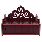CrazyInk Wooden Readymade Wall Hanging Puja Temple for Home God Stand for Pooja Room Mandir Wood Devghar Stand for Office and Shop Crazyink-447
