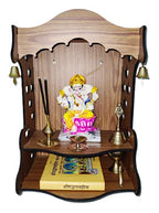 mandiram SSI Fully Handmade Beautiful Small Wooden Home and Office Temple/Pooja Mandirs