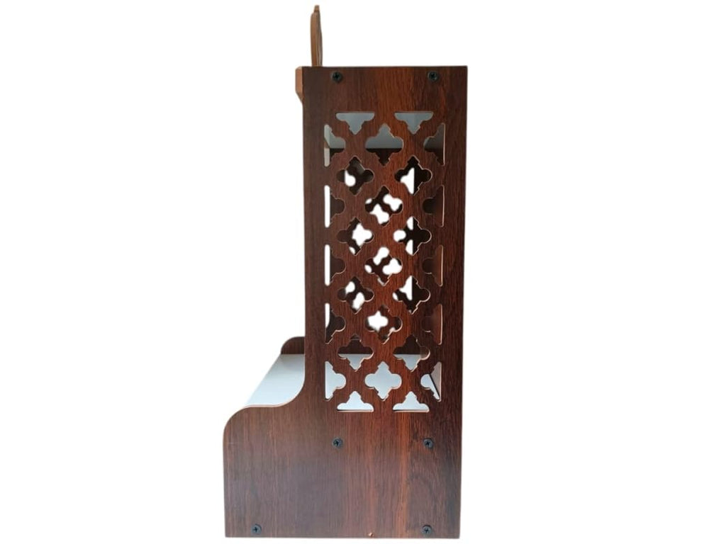 New Premium Sikh Khanda Temple, Khanda Jali, Home and Office Sikh Guru Temple, Brown & White