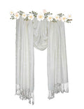 Chandwasia Viscose Stoles Scarf for Men & Women | Batik Design Stole & Shawl for Summer | White Dyeable Fabric | Soft & Breathable | 28 x 72 Inches