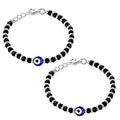 DHRUVS COLLECTION 925 Pure Silver Nazariya Bracelet for Baby Boys & Girls | First Rakshabandhan Gift for Newborn, Infant, Toddler (Length - 4.5 Inch, Suitable for 6 Months to 18 Months)