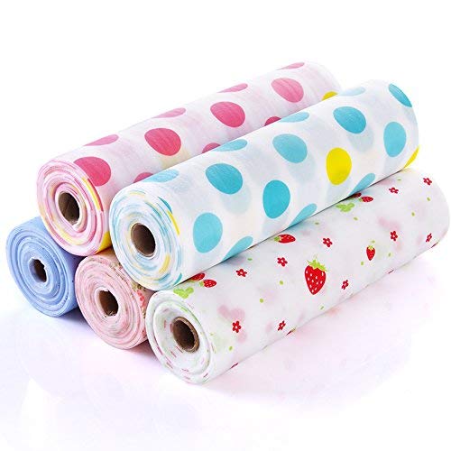 Sajani Anti-Slip Cupboard Liner Mat and Drawer Liner Mats, 30x500cm (Color and Print May Vary) Kafalo