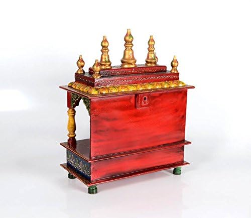 Kamdhenu Art and Craft Wooden Temple/Home Temple/Pooja Mandir/Pooja Mandap/Temple (26)