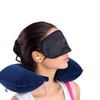 Purroch Advanced Memory Foam Neck Travel Pillow, Neck Pillow Airplane with Eye Mask & Ear Plugs, Designed for The Comfort of Travel & Office, Neck Pillow for Plane, Car, Home, Work, Dark Grey