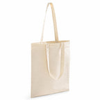 100% Natural Cotton Tote Bag (14x16 Inch) | Eco-Friendly Reusable Canvas Grocery Shopping Bag | Washable Heavy-Duty Cloth Shoulder Jhola Bag for Women & Men