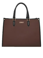 Lookout Fashion Womens Oversized Large Tote Bag, Brown