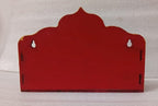 ATIVAN DECOR Singhasan for God Wall-Mounted Puja Stand Handcrafted Mandir for Home